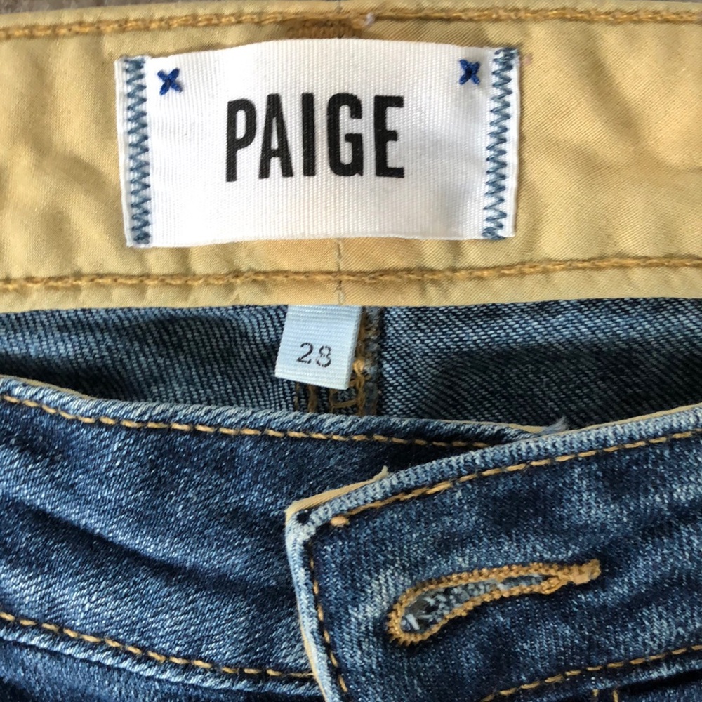 Paige size 28 jeans ankle/crop length - Picture 2 of 3